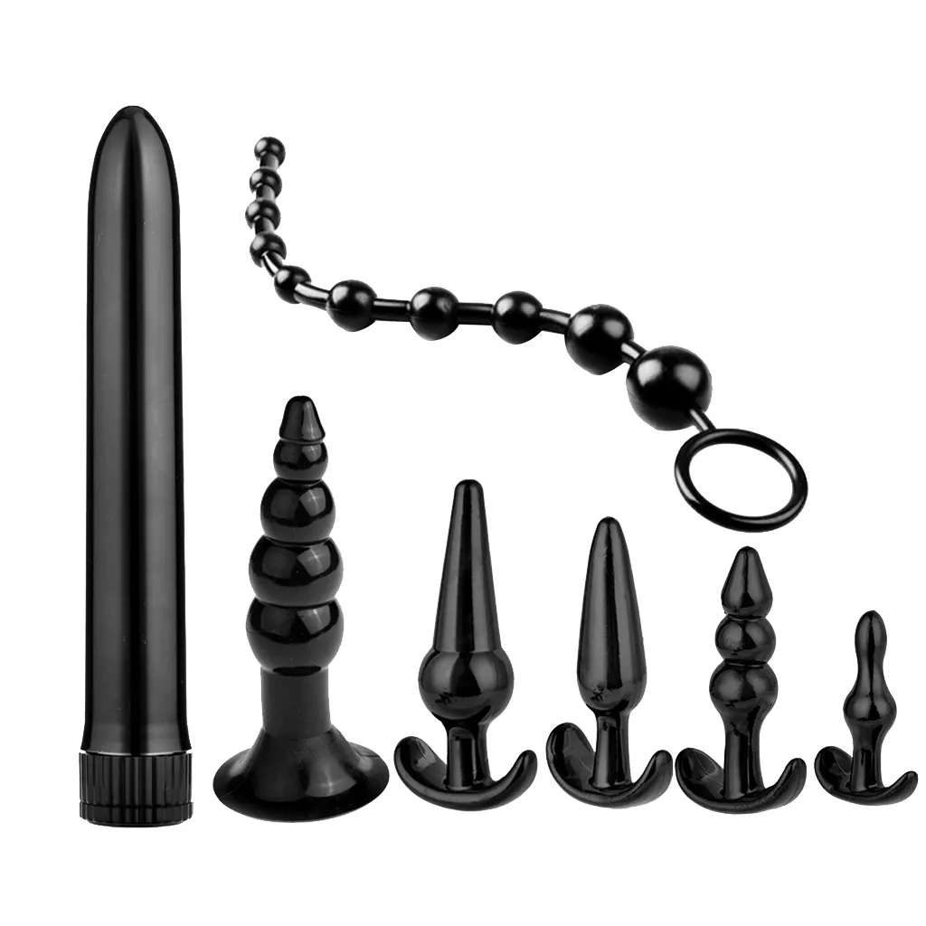 7pc Vibrator Sex Toys For Women Men Gay Couples Erotic Accessories Nylon Anal Set Sexy Prostate Massage Adult Vibrating | Красота и