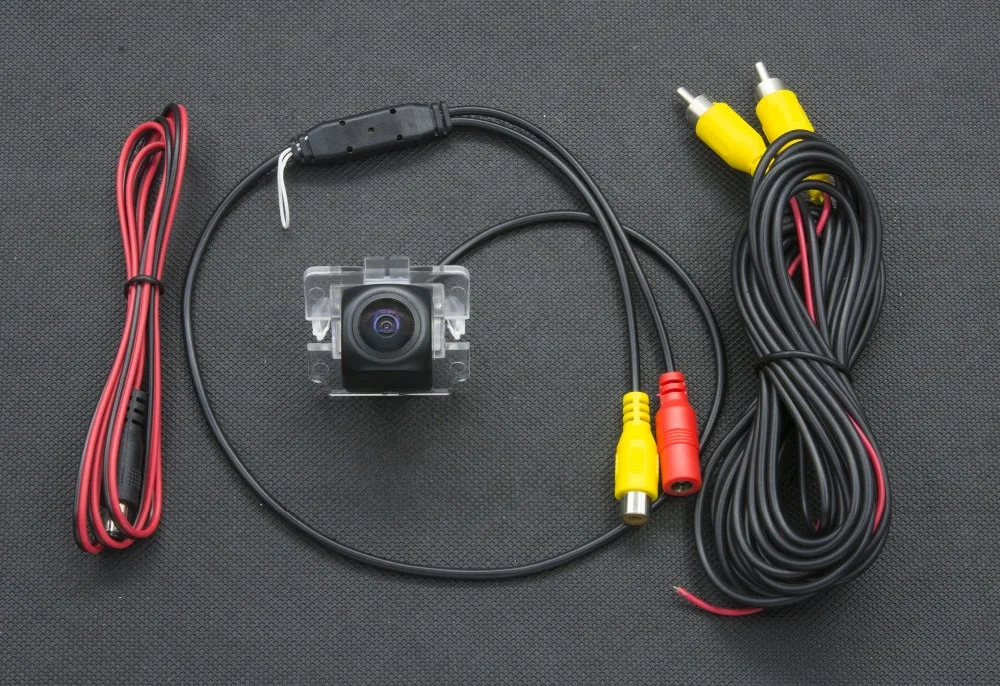 Автомобильная камера заднего вида HD 1080 P рыбий глаз траектория парковки обратная камера для Mitsubishi Outlander 2003-2012 Автомобильная камера