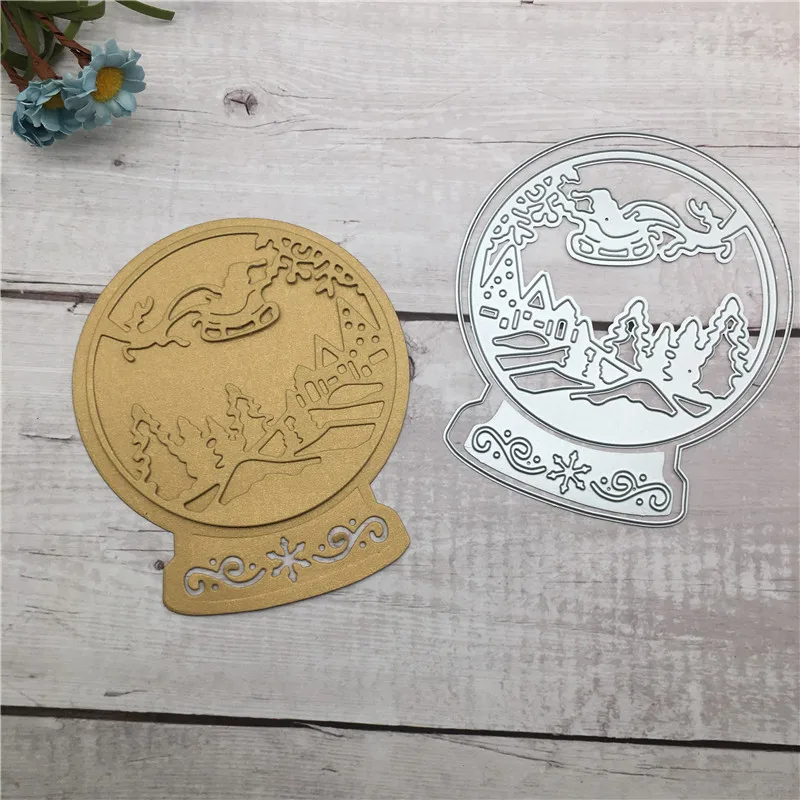 

DIY Crafts scrapbooking Hot Sale Merry Christmas Metal Cutting Dies Stencils Book album Scrapbooking Embossing 11.1*13cm