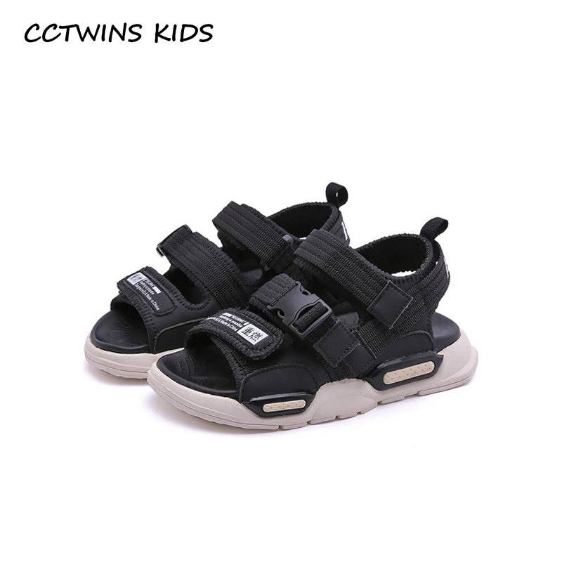 

CCTWINS Kids Shoes 2019 Summer Girls Fashion Shoe Mesh Boys Casual Toddler Children Beach Flat Baby Brand Black Sandals BS227