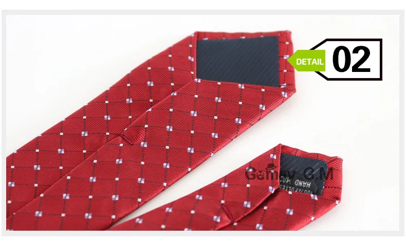 Mens Polyester Microfiber Skinny Ties 6cm Width Goom Neckties Slim Neck Tie