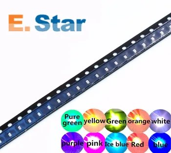

1000pcs Small lamp beads purple/pink/ice blue/ 0603 SMD LED Light-emitting diodes