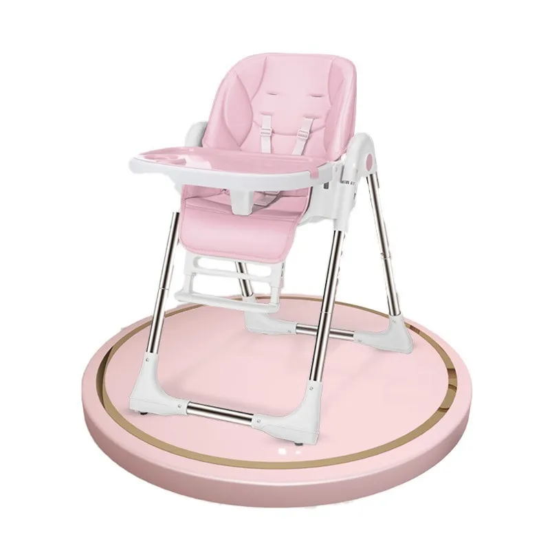 

High Quality Safety Protection Eating Feeding Child Kid Chair Multifunctional Adjustable Plastic With Table Wheel Baby Seat