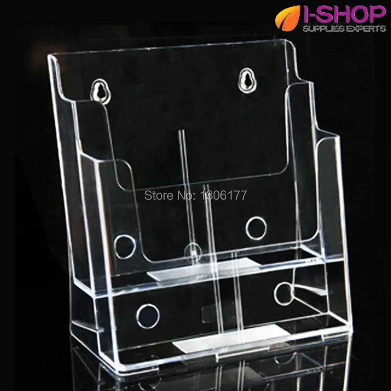 Two Tiers Magazine Display Catalog Holder Brochure Holder Multi