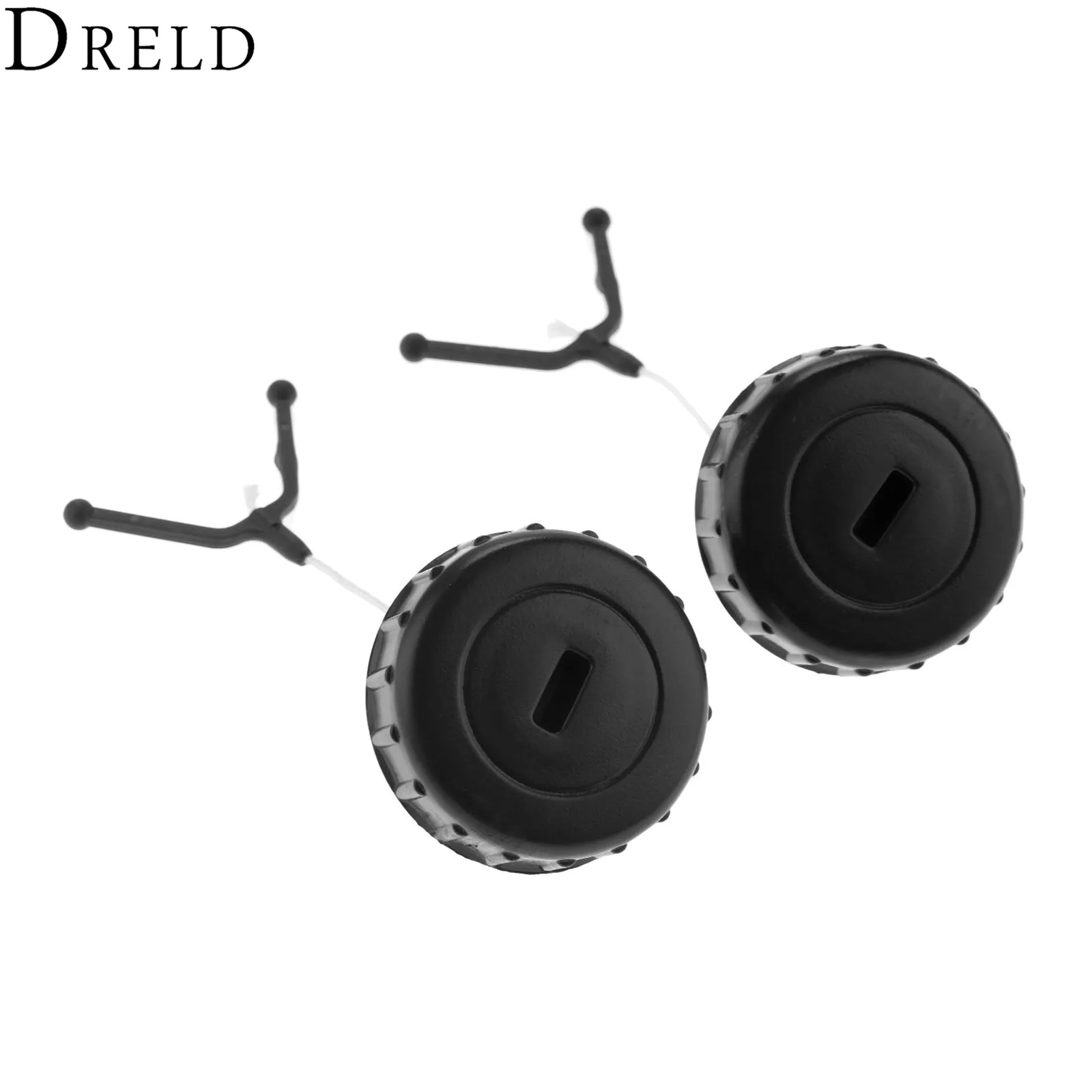 DRELD 2pcs Plastic Fuel Gas Petrol Cap Oil Caps for STIHL 017 018 MS170