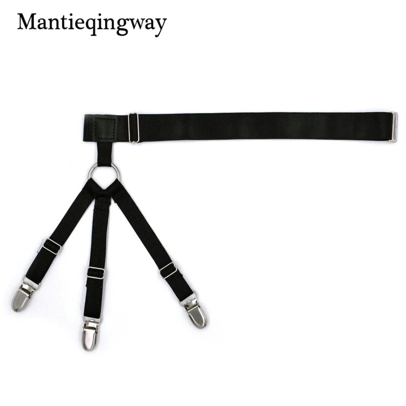 Mantieqingway РУБАШКА УНИСЕКС остается Подвязки для женщин для Рубашка мужская черная держатели Подтяжки для женщин ремень сексуальные Для