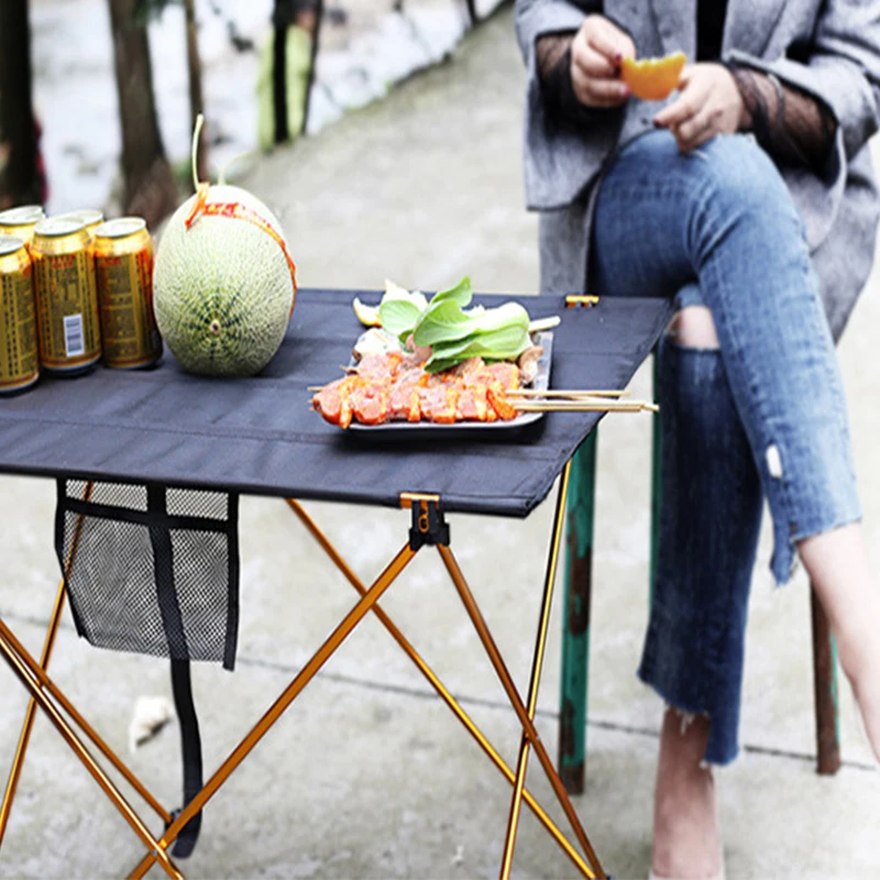 

Tourist table portable camping outdoor table camping picnic table 6061 aluminum alloy ultra-light folding table