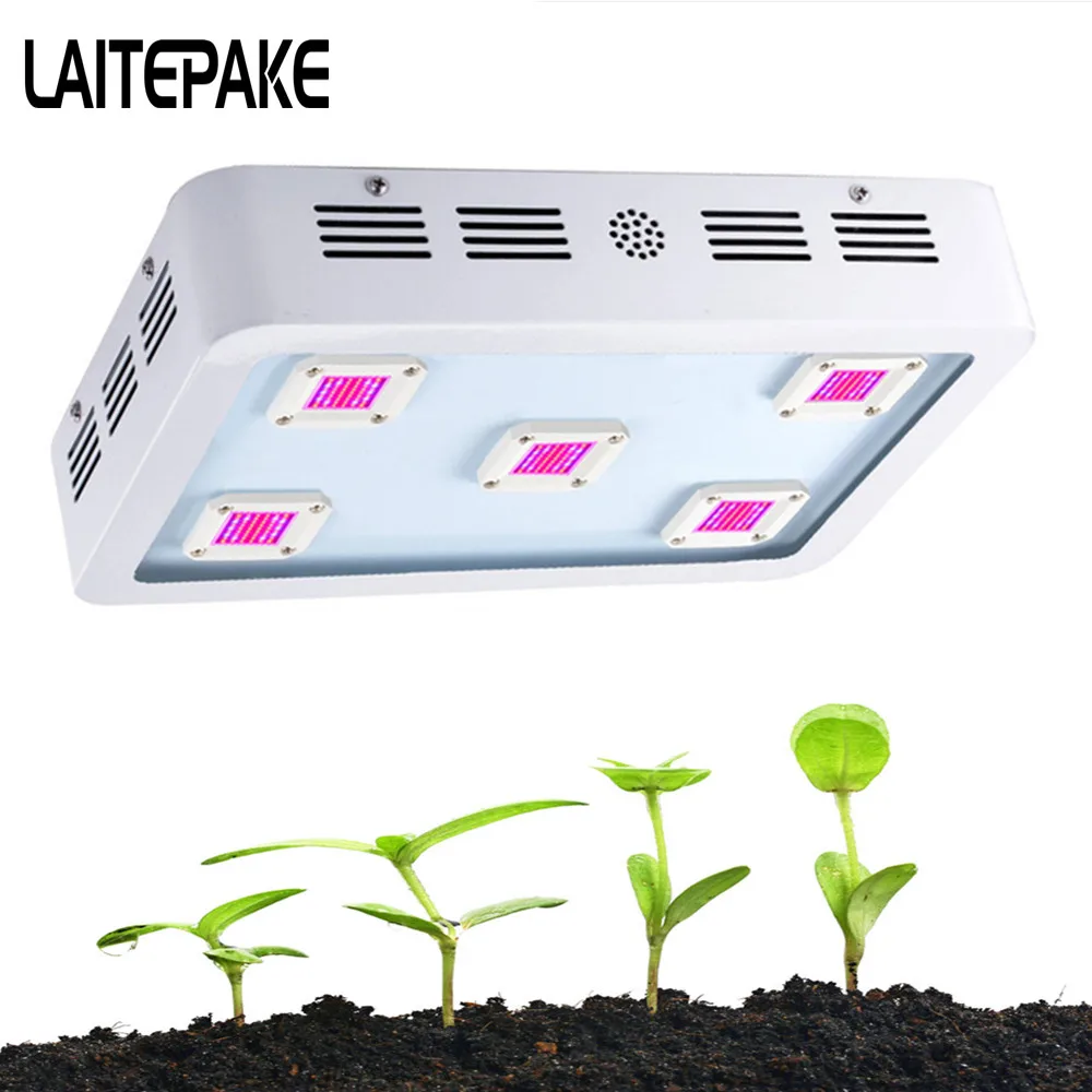 LAITEPAKE 900 Вт/1200 Вт/1500 Вт/1800 Вт/2700 Вт/3600 Вт COB Led световая панель для проращивания полного спектра 410-730нм для выращивания домашних растений и