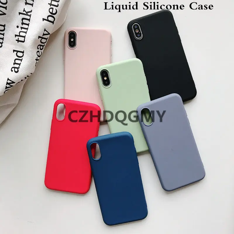 Discount 200pcs/lot Liquid silicone Phone Case For Samsung Galaxy A10 A20 A30 A40 A50 A60 A70 A80 A90 M10 M20 M30 TPU Back Cover 0