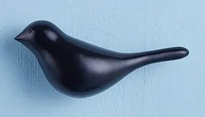 3D скандинавские настенные крючки с птицами из смолы для дома, украшения для дома, аксессуары для спальни - Цвет: left