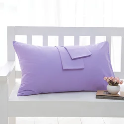 High - Quality Pure Cotton Solid Color Envelope Pillowcase Cover - Custom size 1Piece (7)