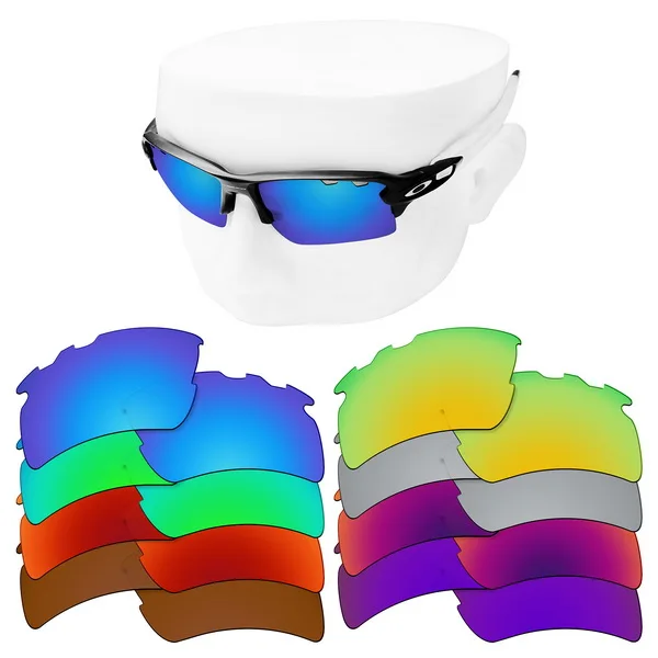 

OOWLIT Polarized Replacement Lenses for-Oakley Flak 2.0 XL Vented OO9188 Sunglasses