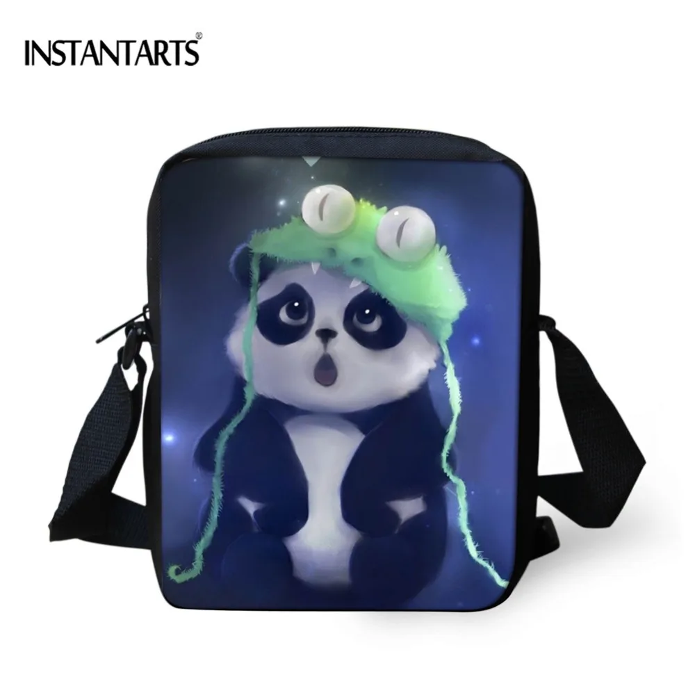 Best INSTANTARTS Children Backpacks Cute Animals Printed School Backpack Kids Panda Bags Pack School Bags for Boys Girls School Bag