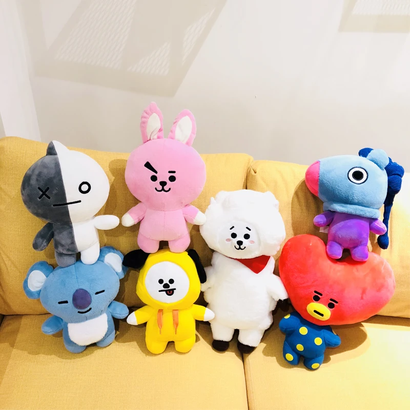 

35cm BTS Bangtan Boys Plush Doll BT21 TATA VAN COOKY Present Toys Children Baby Birthday Gift