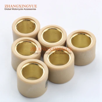 

6PC Variator Weights Round 21 x 17mm 13g for APRILIA 125 Atlantic Scarabeo Light Sport City Cube Sr Max 125 Sport City 200 250