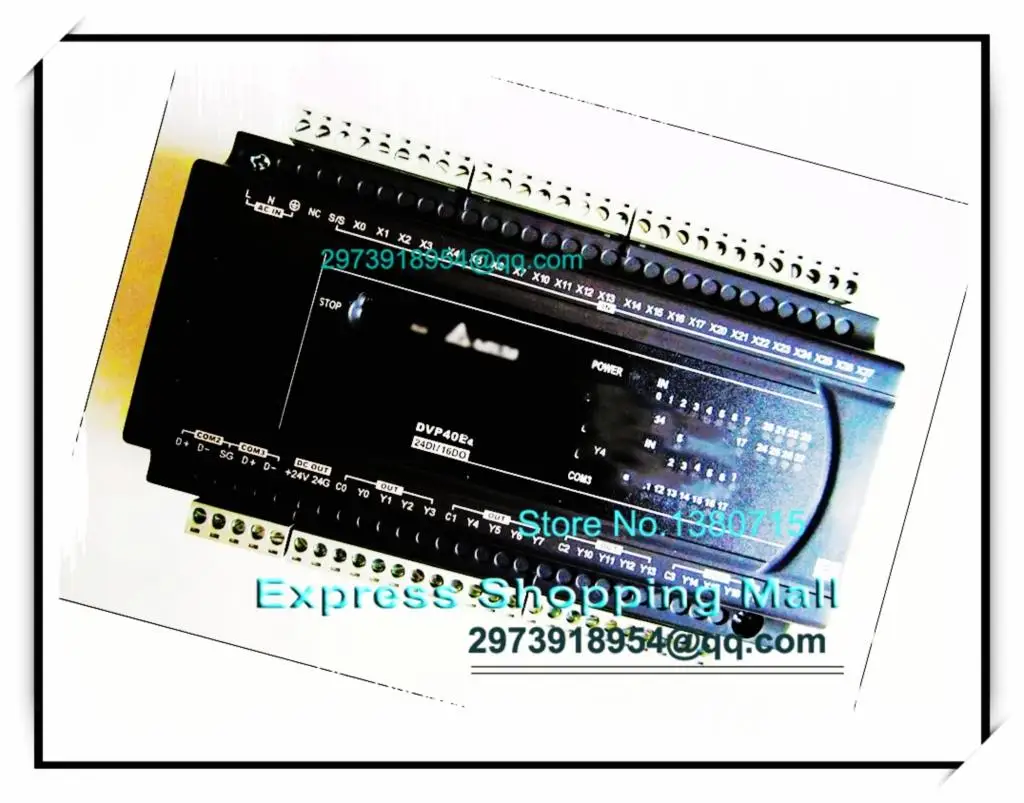 New Original DVP40ES200R Delta PLC ES2 series 100-240VAC 24DI 16DO Relay output new original delta plc eh3 series 100 240vac 24di 16do transistor output dvp48eh00t3