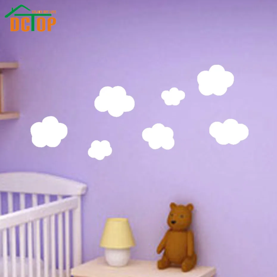 DCTOP Lovely DIY Clouds Wall Stickers Home Decoration Nursery Wall