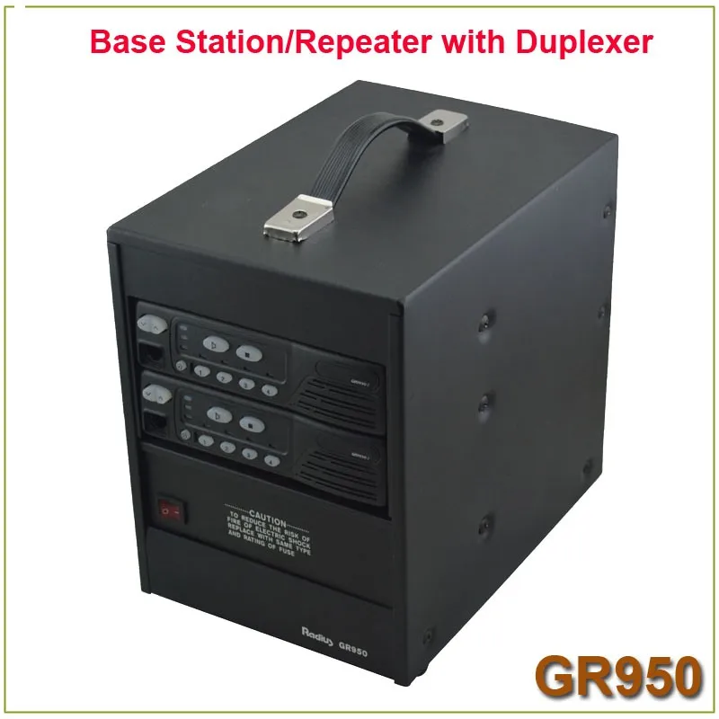 Новинка GR950 двухсторонняя рация базовая станция/ретранслятор UHF 403-470 МГц 25 Вт 4 канала с Duplexer(для Моторола