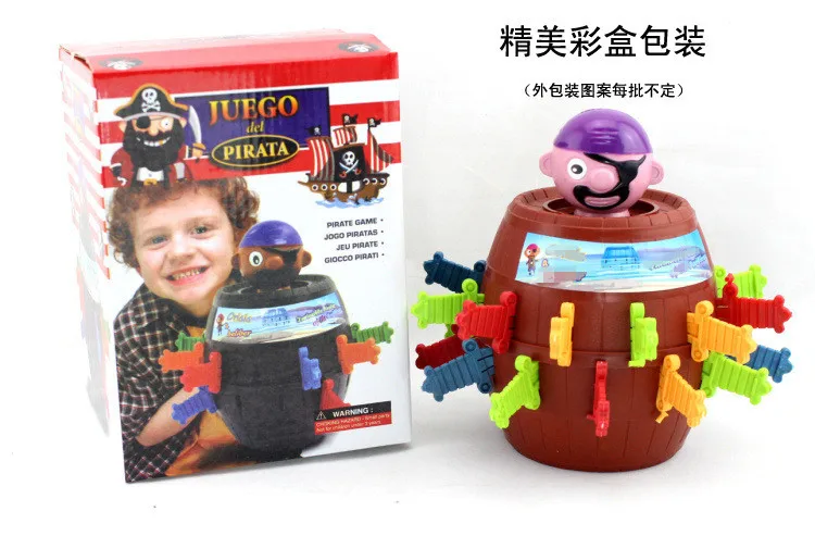 Детская забавная гаджет игра "Пиратский бочонок" игрушки для детей Lucky Stab Pop Up Toy