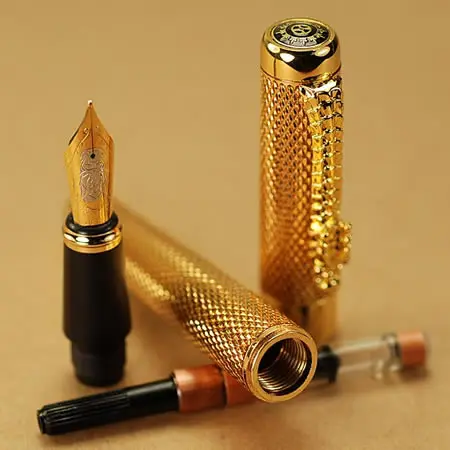 Перьевая ручка Jinhao с серебряным драконом перьевая перьевым наконечником 1200|fountain