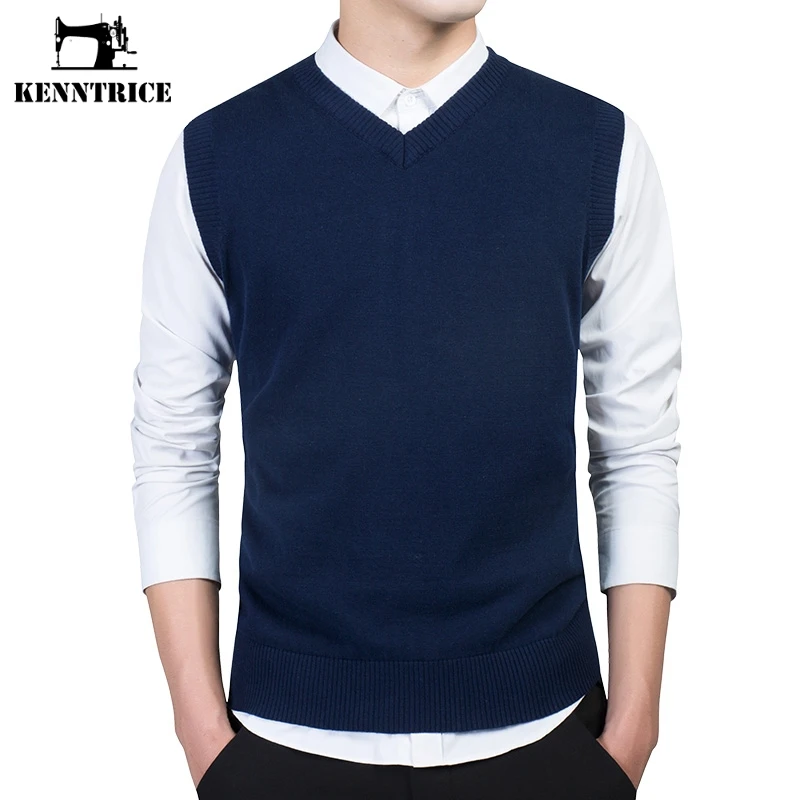 Aliexpress.com : Buy Kenntrice Classic Sweater Vests Men