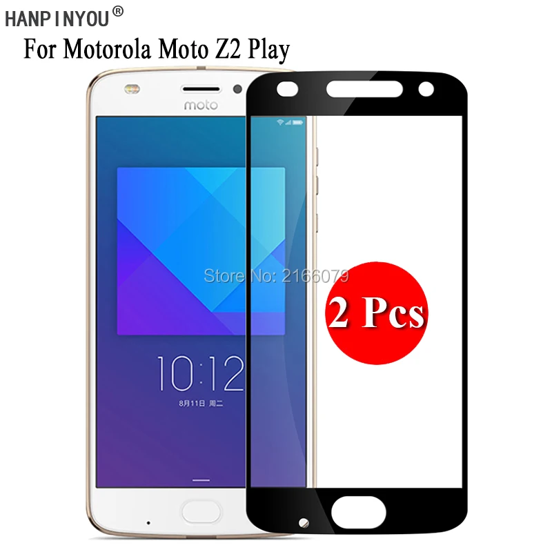 2 шт./лот для Motorola Moto Z2 Play Z2Play XT1710 5 дюйма полное покрытие защита экрана закаленное