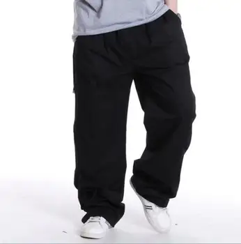 

6XL 4XL Side Pockets Harem Pants Mens Hip Hop Patchwork Cargo Ripped Sweatpants Joggers Trousers Male Fashion Full Length Pants