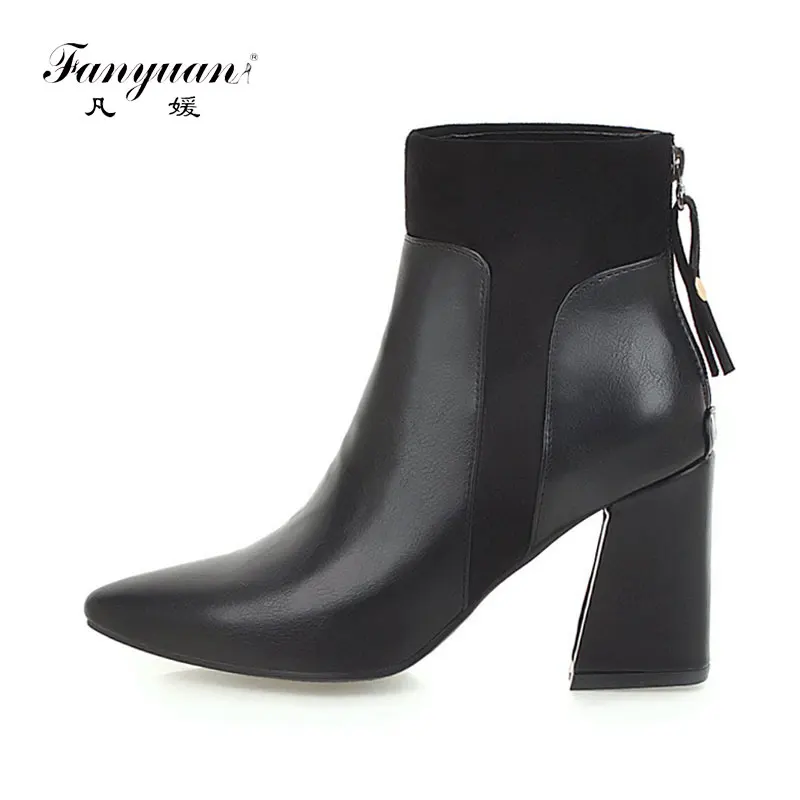 pointed toe work boots