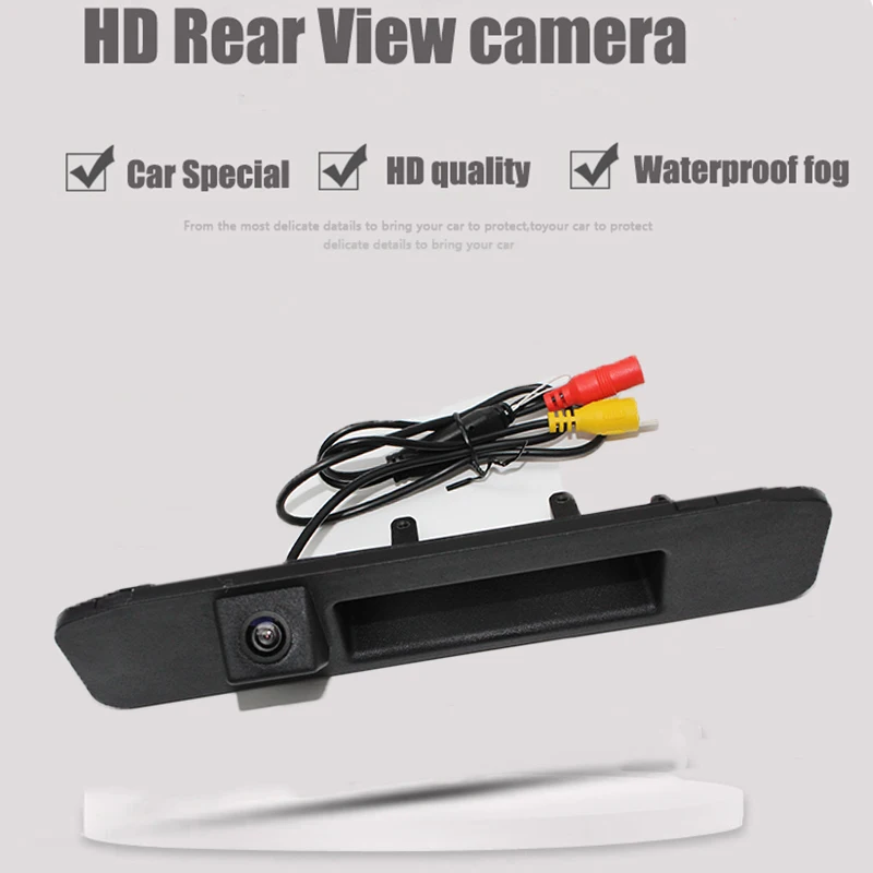LiandLee Car Trunk Handle Rear View Reversing Parking Camera For Mercedes Benz ML Class MB W166 2011~2018 (7)
