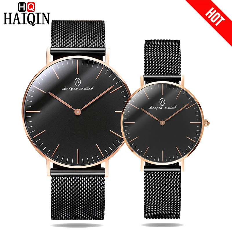 

HAIQIN Men's Watches Fashion Brand Couple / Ladies / Men / Sports / Luxury / Gold / Waterproof / Quartz / Watch Stainless Steel