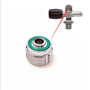 Пинтбол PCP воздушный пистолет винтовка зарядка наполнение 232 бар Дайвинг цилиндр клапан DIN вставка-преобразует DIN в зажим/хомут - изображение