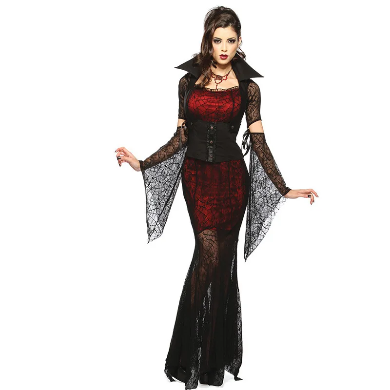 

Halloween Costume Sexy Vampire Costume Women Masquerade Party Cosplay Gothic Halloween Dress Vampire Role Play Clothing Witch