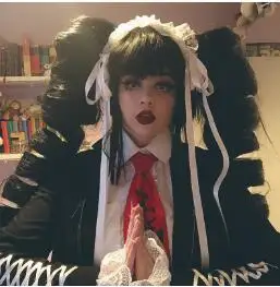 Anogol бренд DanganRonpa джунко эношима Ludenbeck Nanami Peko синтетические Косплей парики для Хэллоуина костюм Ролевые игры - Цвет: Celestia-013