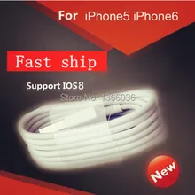 2000 шт./лот низкая цена 1 м 8pin USB кабель зарядное устройство для iPhone 5S 5 5C 6 plus 7 8 X Последние iOS11