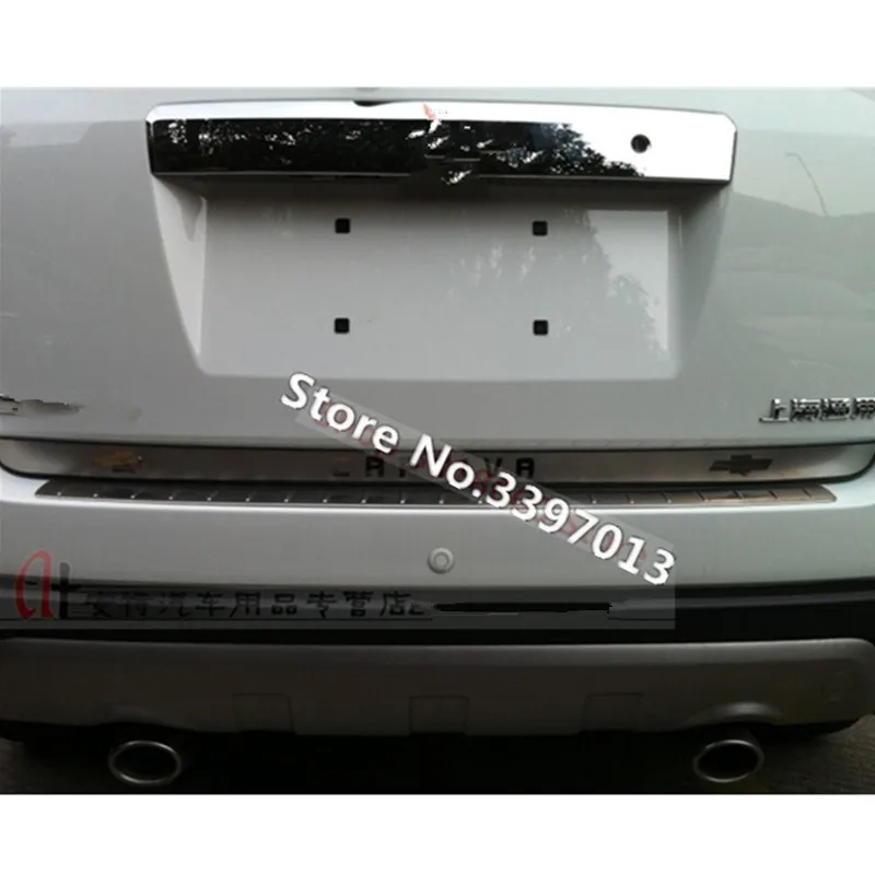Нержавеющая сталь хромированная Задняя Крышка багажника Накладка для 2008- Chevrolet CAPTIVA
