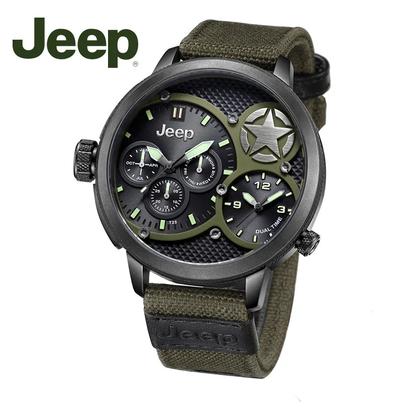Jeep Original hommes montres militaire en plein air Sport