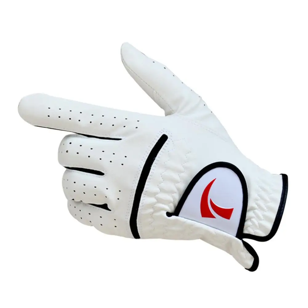 يسار/يمين تنفس الرجال جولف الرأس قفازات المهنية الرجال تنفس الخرفان قفازات جميع قفازات جلدية