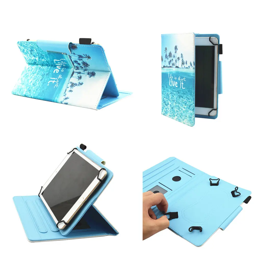 New Cute Printed PU Leather Stand Case 7.0 inch Universal Cover for
