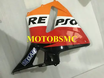 

Upper left side Fairing part for HONDA CBR600RR F5 03 04 CBR 600RR CBR 600 2003 2004 ABS Red orange black Fairings set HG62