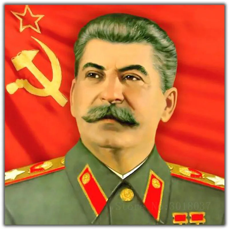 

5D Diy Diamond Painting Cross Stitch People Leader Stalin Needlework Diamond Embroidery Full Round Mosaic Decoration Resin Kits
