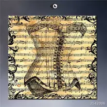 Music Steampunk Art Poster Print Wall Decor gift Landscape Rectangle Canvas Printings Impressionist 16×16 20×20 24×24 -84410-JQY