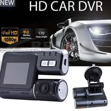 2017 Новый HD 1080 P с Двумя Объективами Автомобилей Автомобиля DVR Приборной Панели Камеры Запись Видео G-датчик Камеры