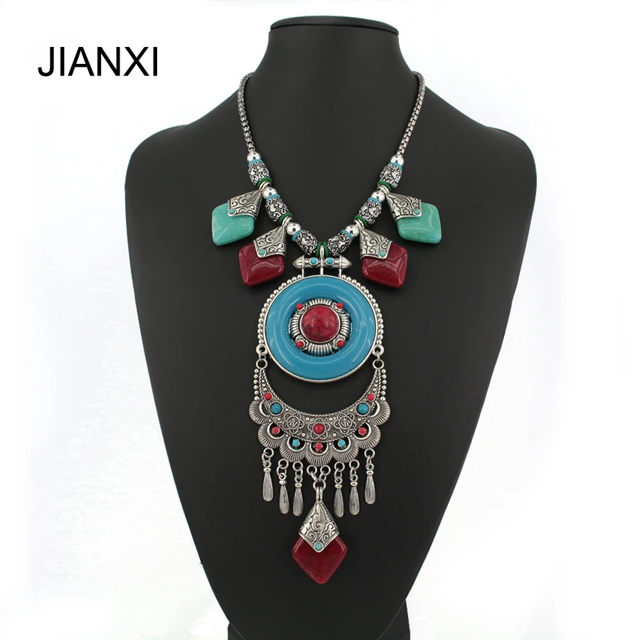 Buy JIANXI 2017 Bohemian Jewelry Necklace Gypsy