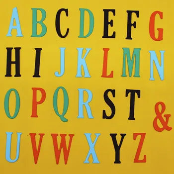 

METAL CUTTING dies 26 letters Symbol dies For Scrapbooking card Making card crafts handmade stitched Embossing dies mold