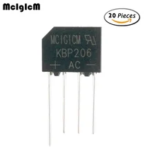MCIGICM 20 штук rect Bridge(ГПЗ 600V 2A KBP206G KBP206