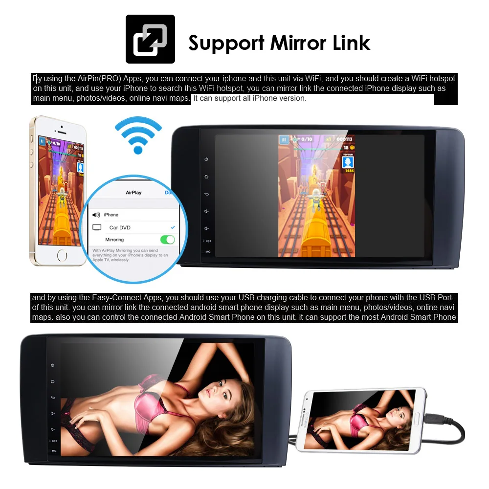 Discount Android 9.0 2G+16G 4 QuadCore PX5 CAR NODVD player For Mercedes Benz GL ML CLASS W164 ML350 ML500 X164 GL320 GPS stereo radio BT 3