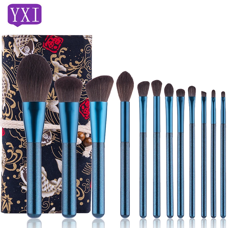 

Makeup Brush Set 12Pcs Powder Contour Blending Eyeshadow Eyebrow Concealer Lip Brush Beauty Professional Makeup Brushes Tools