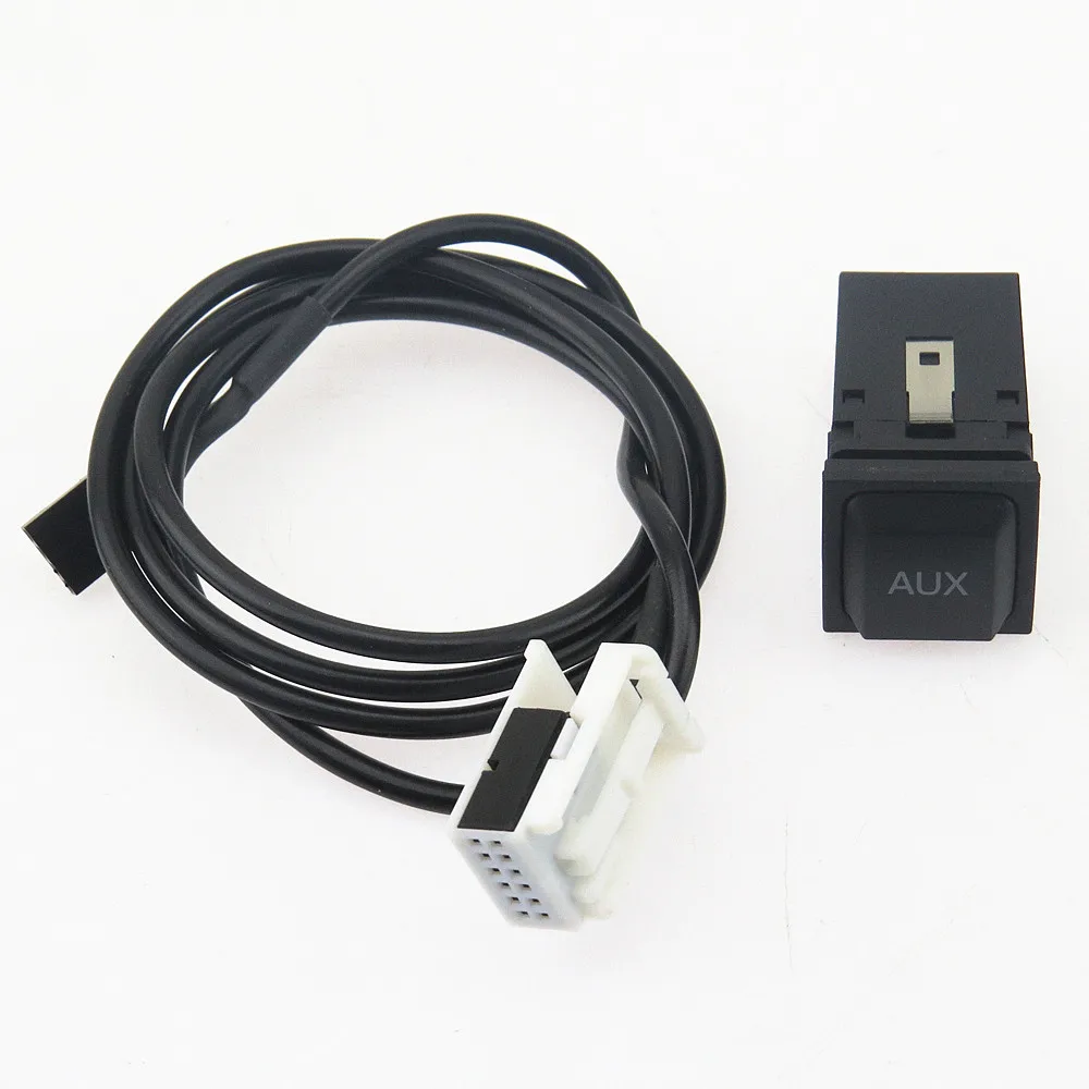 

SCJYRXS RCD 510 RNS 315 AUX Audio Input Auxiliary Switch + Cable For Rabbit Golf MK6 MK5 5KD035724A 5KD 035 724 A 5KD 035 724A