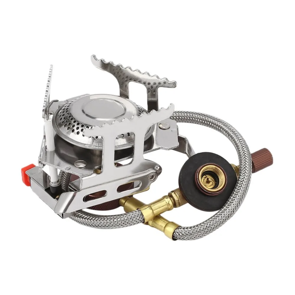 1pc Cookout Portable Gas Stove Furnace Split Cookware Outdoor Fishing