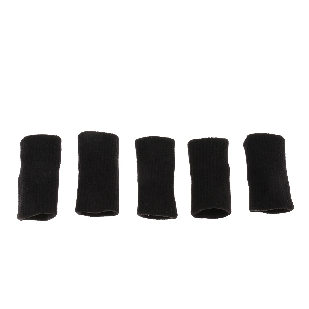 2 Pcs Cycling Bike High Elastic Pants Band with 5pcs Finger Protector
